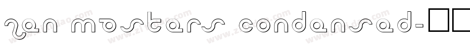 Zen Masters Condensed字体转换